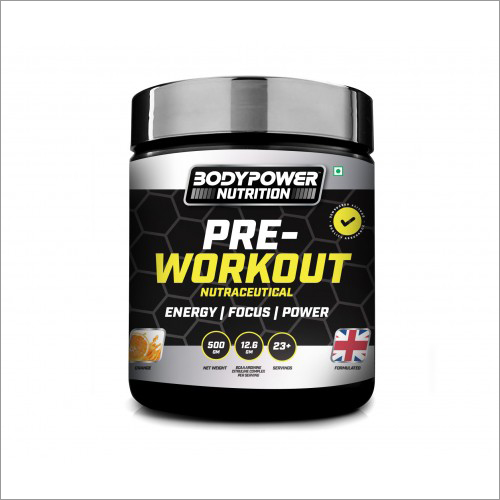 Pre Workout Nutraceutical Supplement Powder