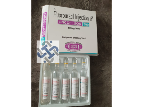 Oncoflour Fluorouracil 500mg Injection