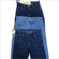 Blue Mens Stretch Jeans