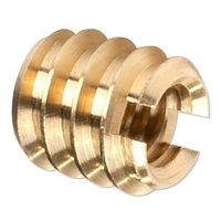 Brass Wood Fastening Insert - Customized Size, Polished Finish | Corrosion Resistant, High Durability, Dimensional Accuracy, High Temperature Resistance