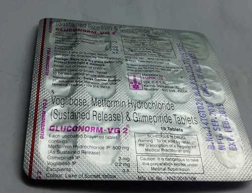 Voglibose Metformin Hydrocloride Glimepride Tablets