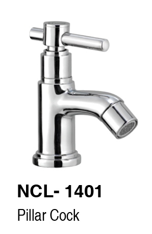 Pillar Cock - Brass, 100mm x 60mm x 40mm | Chrome Finish, Durable Design, Easy Installation, Water Saving, Corrosion Resistant