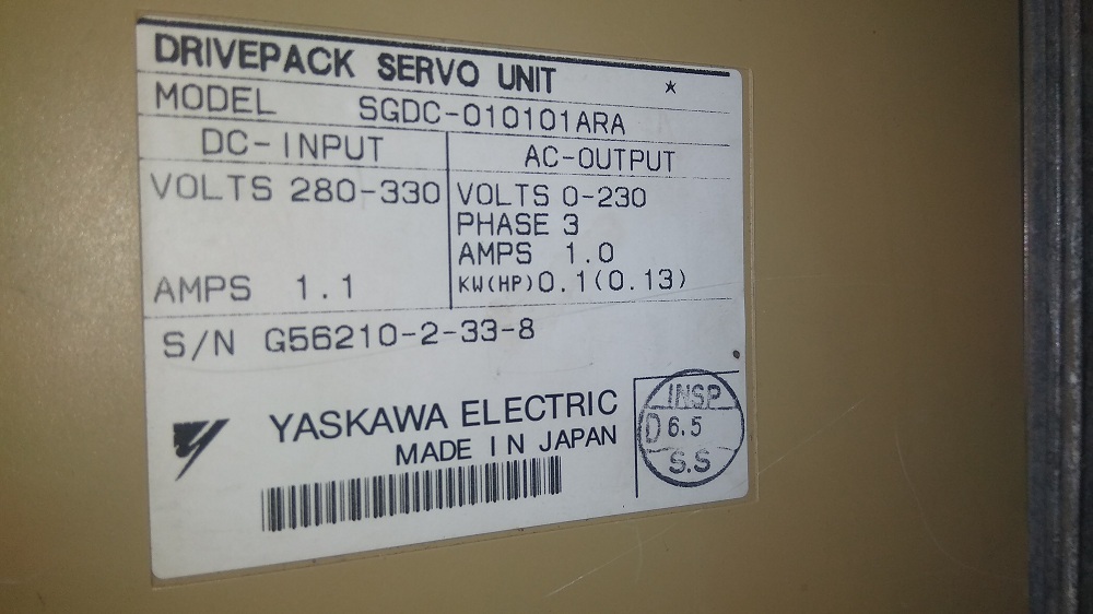 YASKAWA SERVO DRIVE