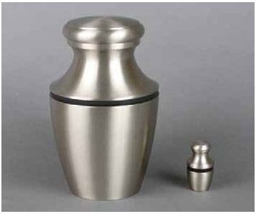 Star Pewter Memorial Urn