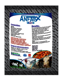 Goat & Sheep Feed Toxin Binder (anfatox Pro) - Powder Form, 1kg Pack Size | Unique Combination Of Mos, Probiotic Bacillus Subtilis, And Acids