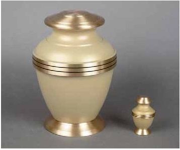 Brass Memorial Urn Consort