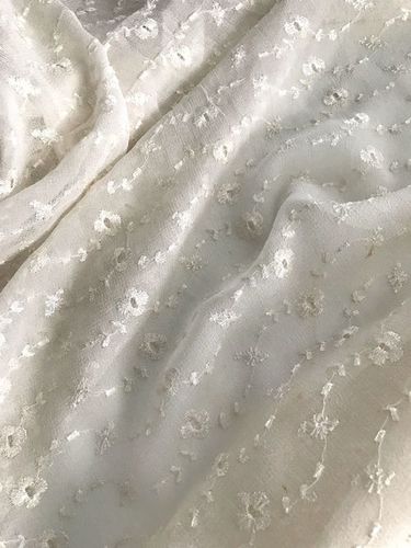 Viscose Embroidered Fabric