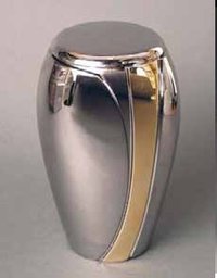 Midnight Brass Cremation Urn
