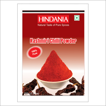 Kashmiri Chilli Powder - Kashmiri Chilies, Flexible Pouch, Red | Natural Aroma, Hot Taste, Vitamin C Source, Good Digestion