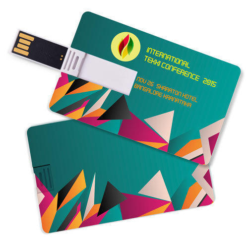 Credit Card Shape Pen Drive - USB External HDD | Data Storage, Compatible with Android & Windows Platforms