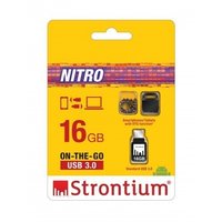 Strontium Nitro Otg 16gb Pen Drive - Usb External Hdd, 16gb Cache | 5-year Warranty, Compatible With Windows & Android Platforms