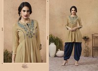 Rayon Kurtis With Dhoti