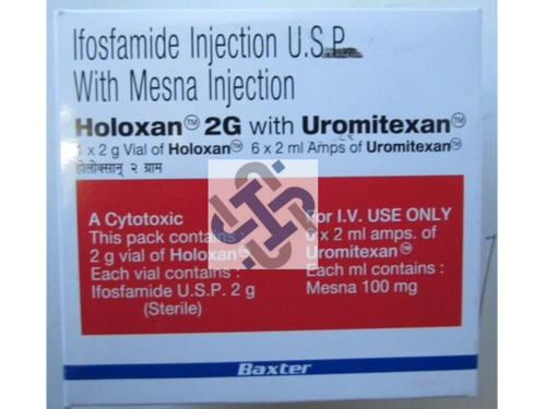 Holoxan Uromitexan Mesna 100mg Ifosfamide 2gm injection By SURETY HEALTHCARE
