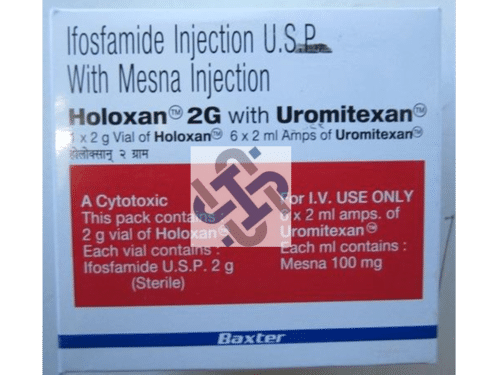 Holoxan Uromitexan Mesna 100mg Ifosfamide 2gm injection
