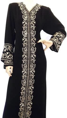 Abaya Embroidery Fabric