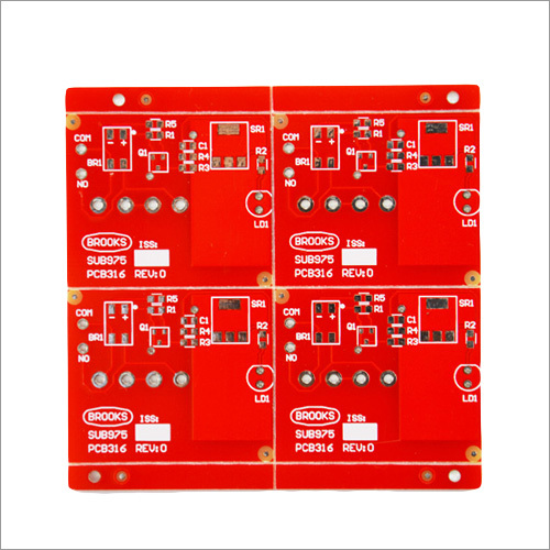 Red Solder Mask 2 Layer PCB Board