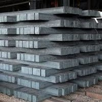 Mild Steel Billets - Industrial Grade, Powder Coated Finish, Silver Color, Versatile For Construction Applications