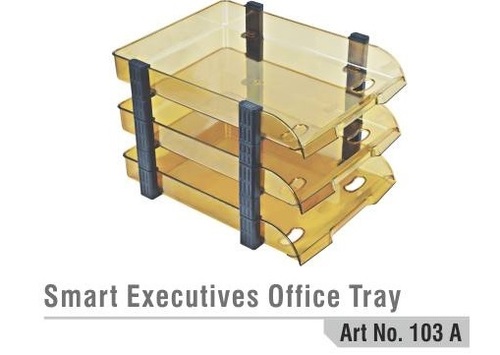 Smoke Grey Executive Office File Tray