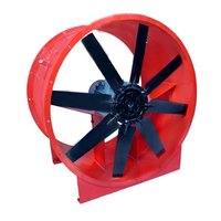 Bifurcated Fan - Direct Driven Axial, Wall Mount For Dilution Ventilation And Cooling | Rugged Build, Smooth Surface, 1 Year Warranty