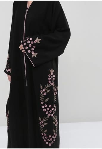 Hayaa Embroidery Fabric for Abaya & Burkha