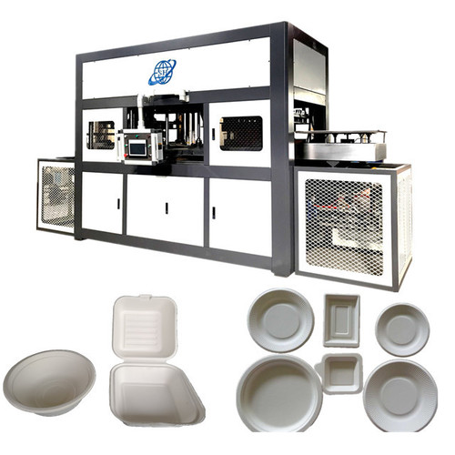 Bagasse pulp food container making machine