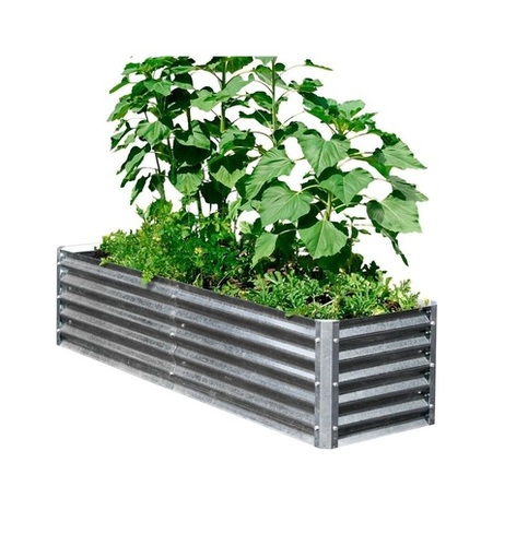 Galvanized Metal Planter Row Bed Bundle