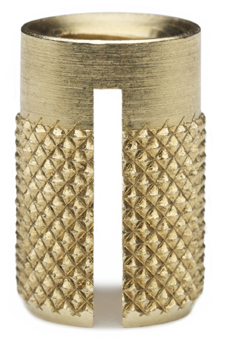 Round Brass Plastic Moldable Threaded Insert