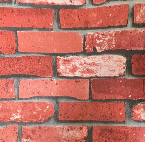 Non Woven Brick Wallpaper