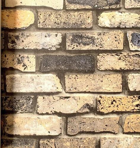 Non Woven Brick Wallpaper