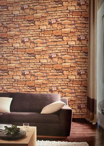 Non Woven Brick Wallpaper