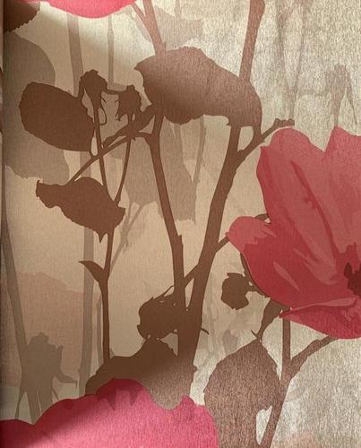 Non Woven Floral Wallpaper