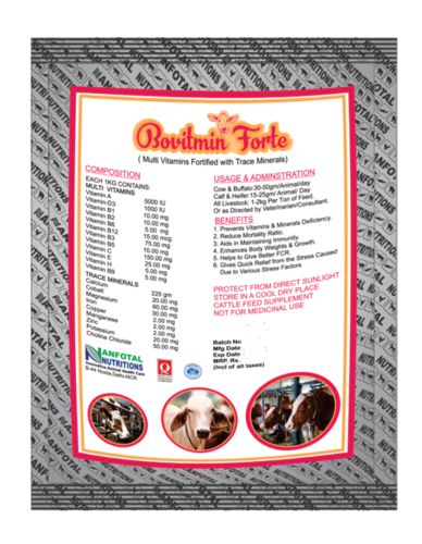 Cattle Multivitamin Supplement With Trace Minerals.