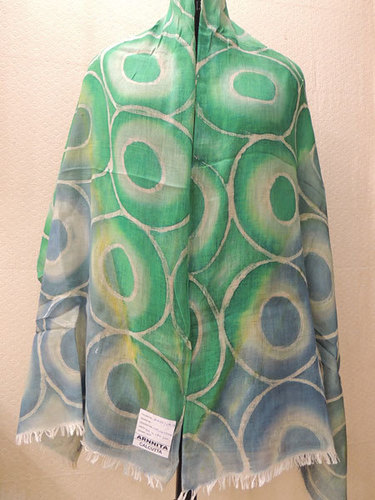 Cotton Hand Painted Scarves