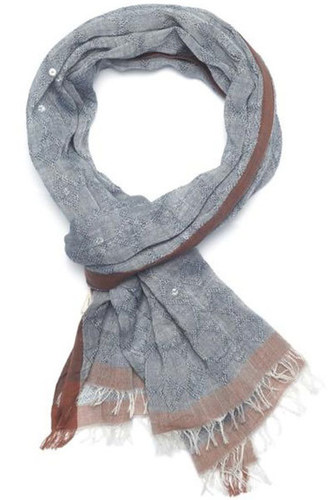 Cotton Silk Sequence Handwoven Scarves