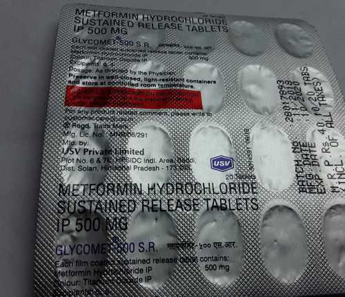 metformin hydrocloride sustained release tablets