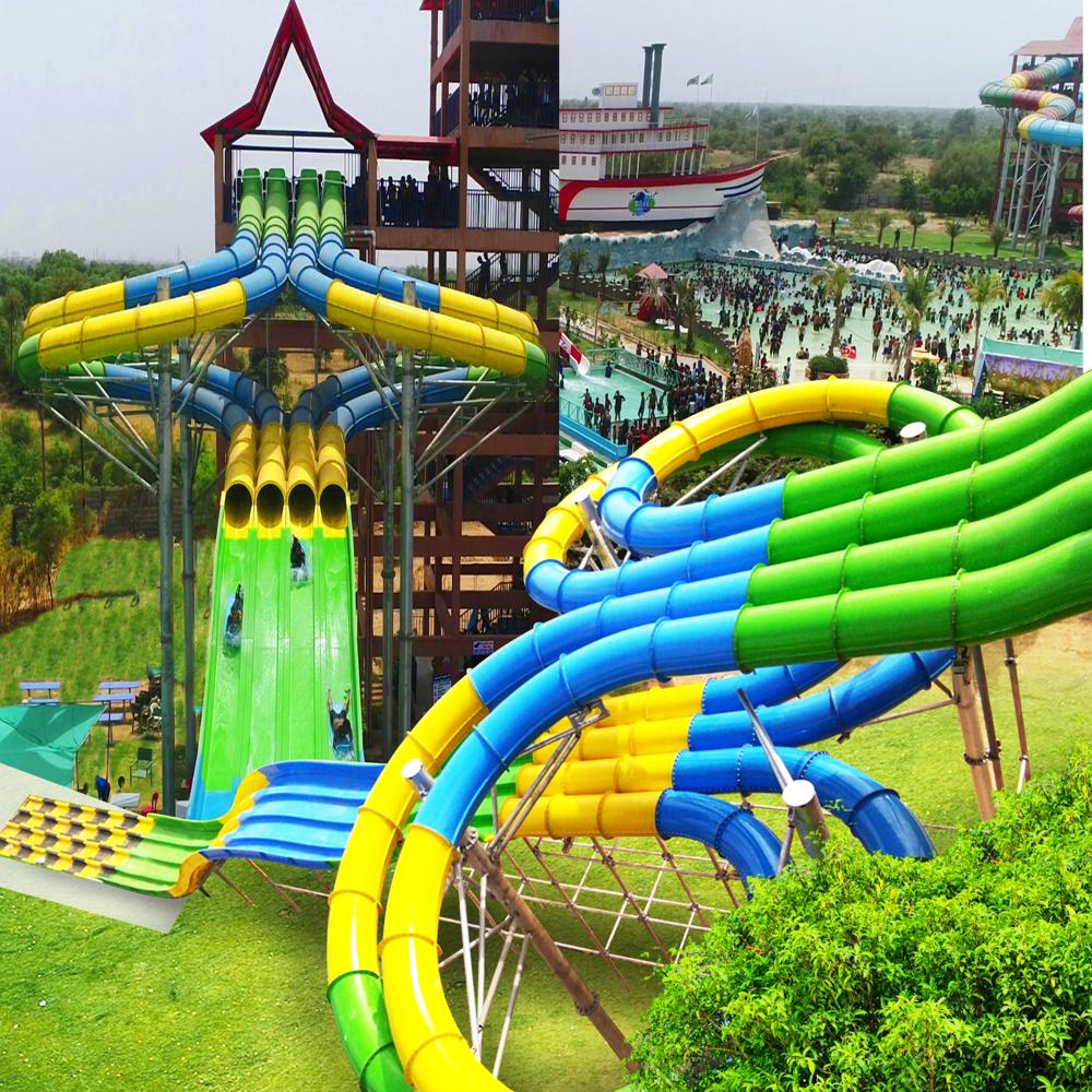 Steel Spider Water Slide