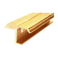 Copper Profiles - Copper Alloy, Variable Dimensions, Gold Color | Mill Finish, +/-0.1mm Tolerance, Ideal For Electrical Applications, Heat Sinks, Decorative Trim, Astm B111 Standards