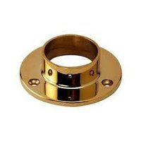 Brass Flanges - Polished Brass, 25-50 Mm Diameter, 5-10 Mm Thickness, 4 Mounting Holes | Ideal For Pipe Support, Railing Systems, Decorative Applications, Astm B16 Standards