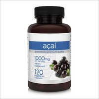 Acai Berry Capsules - Medicine Grade, 98% Purity | Solid Vitamin Form For Osteoarthritis, High Cholesterol, Erectile Dysfunction