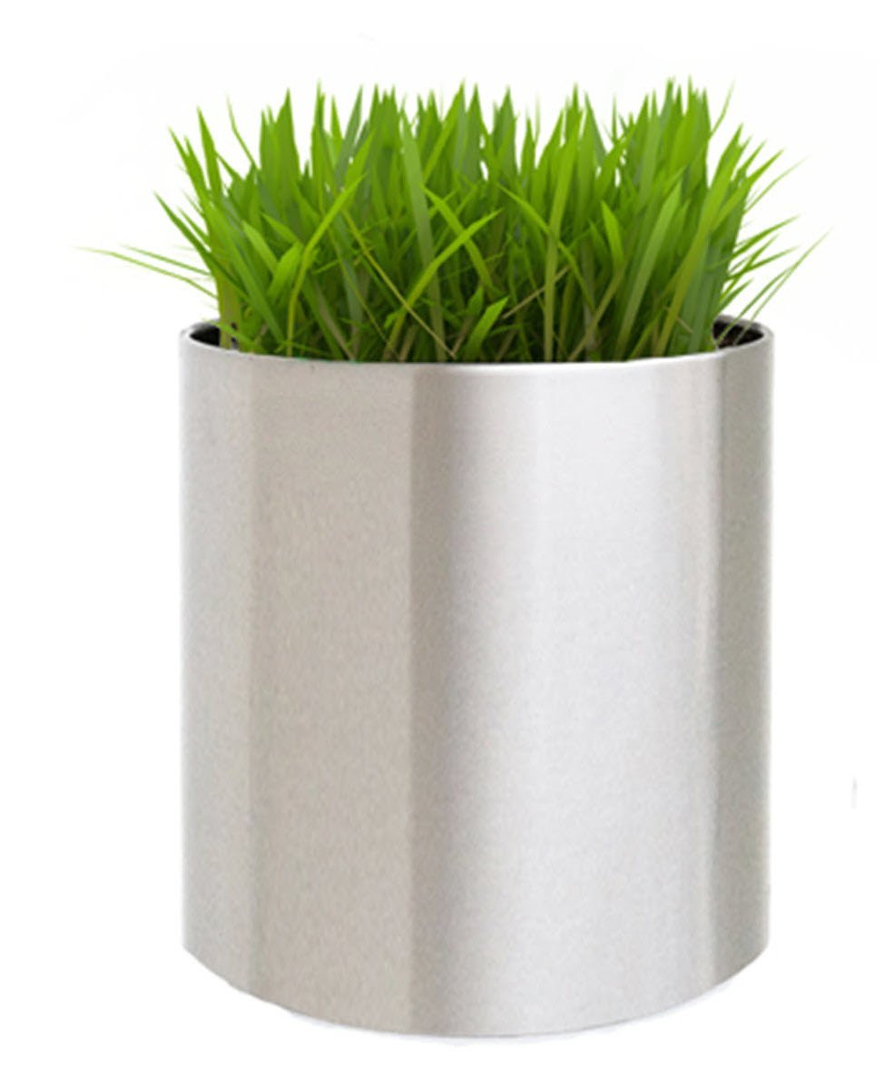 Galvanised Metal Planters Set of 5