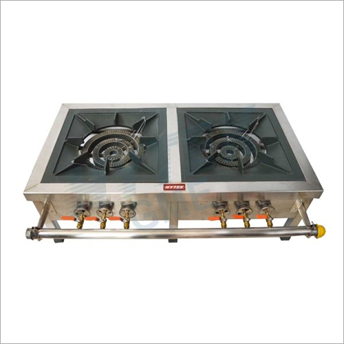 SS Top Frame Double Gas Burner