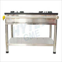 Iron Top Plate Double Burner Gas Stove
