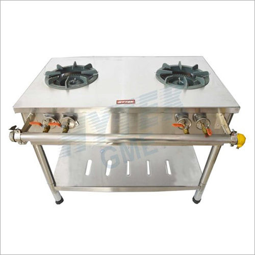 Double Round Burner Gas Stove