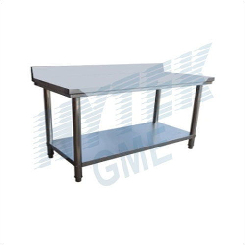 Two Layer Table With Splashback