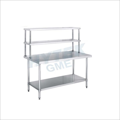 Two Layer Shelves For Work Table Height: 800 Millimeter (Mm)