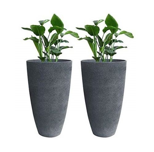 Tall Planters Set 2 Flower Pots 20