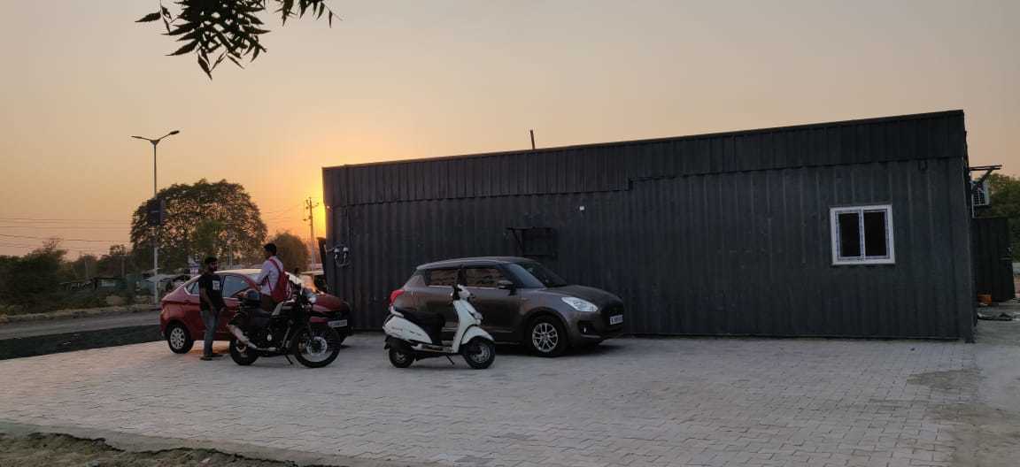 Container Building - Car Showroom