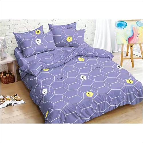 Purple Fleece Bed Sheet