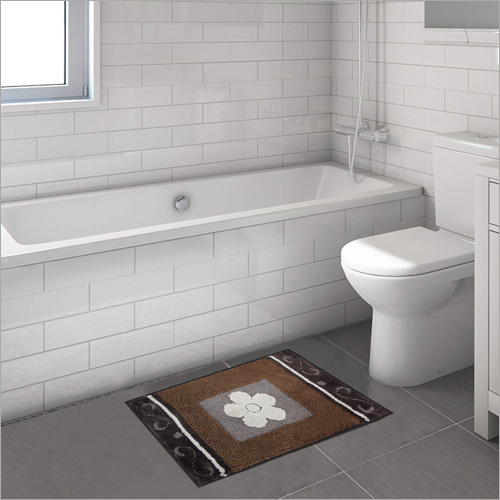 Designer Bathroom Mat Back Material: Rubber Tpr