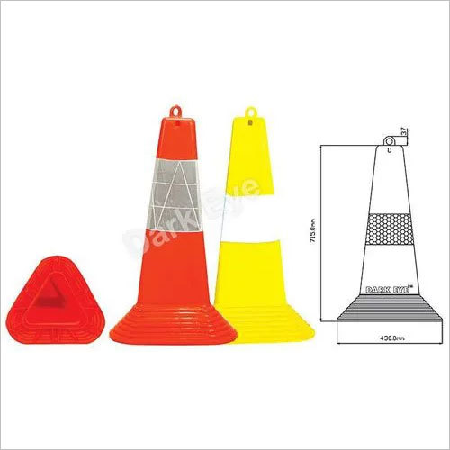 Triangular cones 750mm 